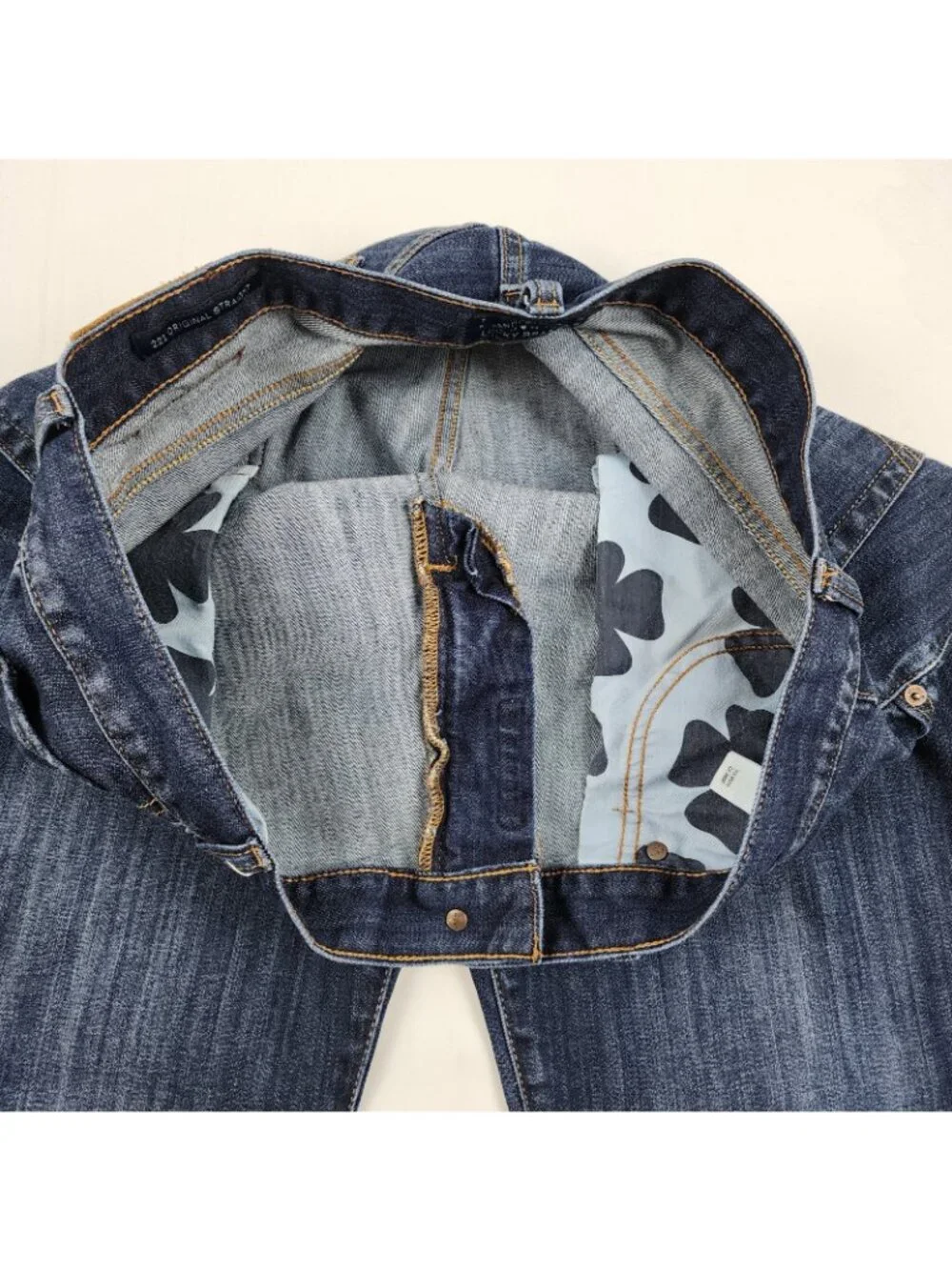 Lucky Brand Jeans Men 38x30 Blue 221 Original Straight Denim